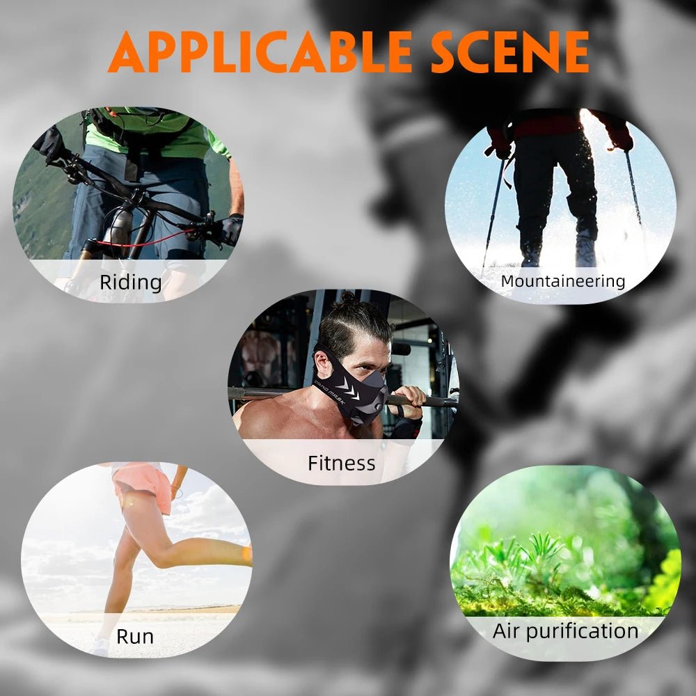 Altitude Sports Mask 2.0 – High Altitude Training for Running & Cycling - Zack Fitness