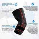 Elbow Compression Sleeve with Strap | Brace for Pain Relief, Lifting & Arthritis - Zack Fitness