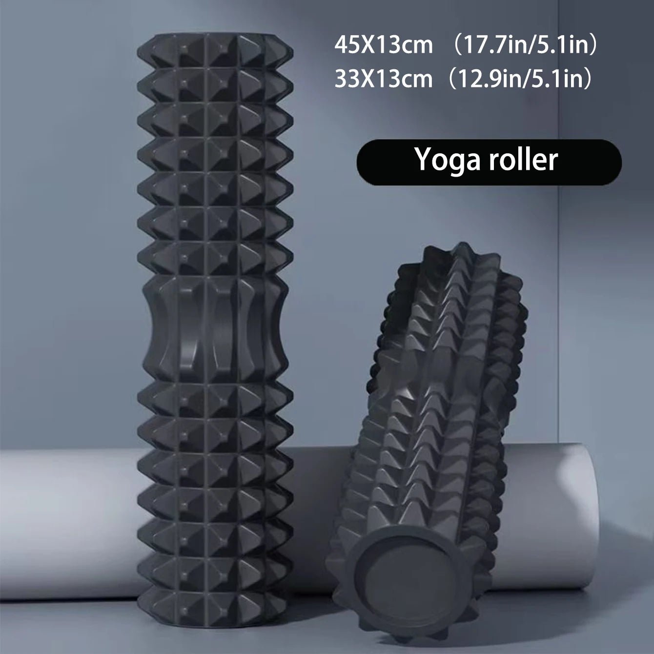 45cm EVA foam roller for muscle recovery yoga and deep tissue massage at home