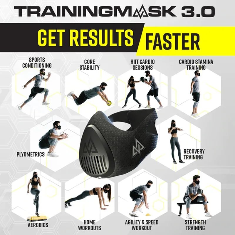 JAISATI Elevation Training Mask 2.0 – Adjustable Breathing Resistance for Sports & Weight Loss - Zack Fitness