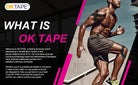 OKTAPE PRO Kinesiology Tape | Waterproof, Latex-Free & Breathable - Zack Fitness
