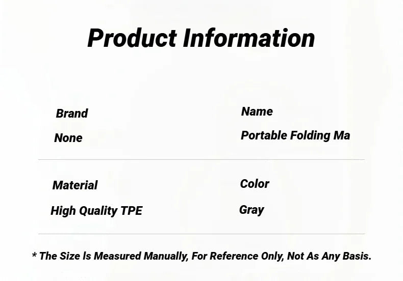 Foldable Eco-Friendly TPE Yoga Mat – Non-Slip, Travel-Friendly for Pilates & Floor Workouts - Zack Fitness