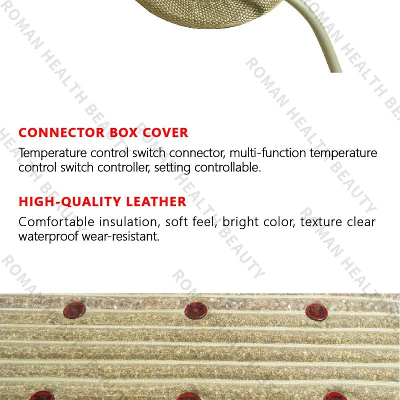 PEMF magnetic infrared mat designed for full body comfort and wellness support