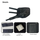 Horse red light therapy pad positioned on joints for pain relief support
