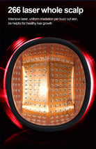 red light laser cap for improving scalp circulation and hair density