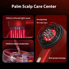 red light hair therapy brush for scalp stimulation