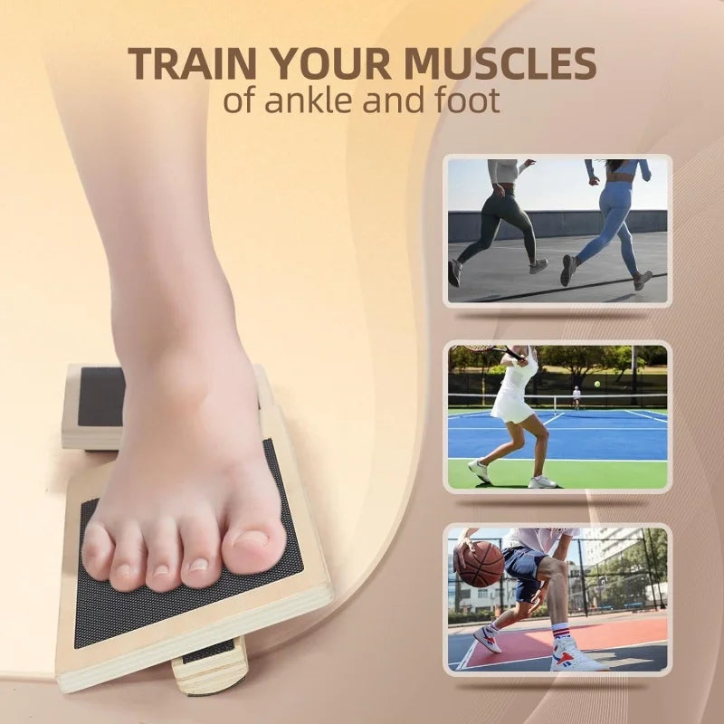 single foot balance training board for ankle strength and coordination