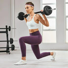 white indoor gym shoes women for yoga squats and balance training