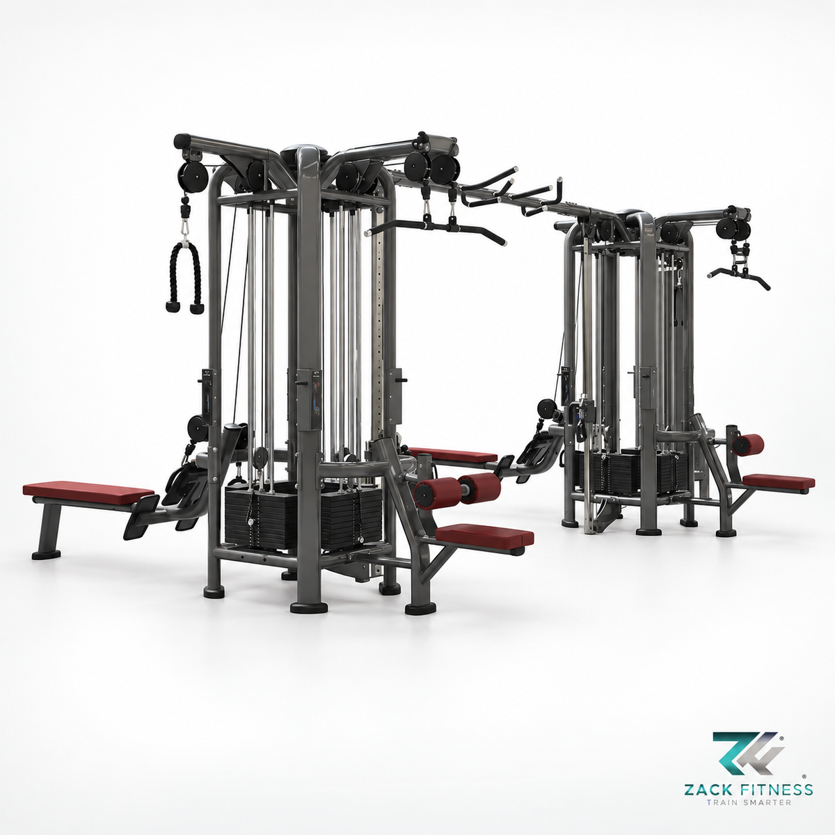 Zack Fitness CBD-89 commercial 8-station multi-gym cable machine